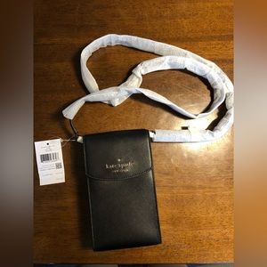 NWT Kate Spade Staci Saffiano Leather North South Phone Crossbody Bag